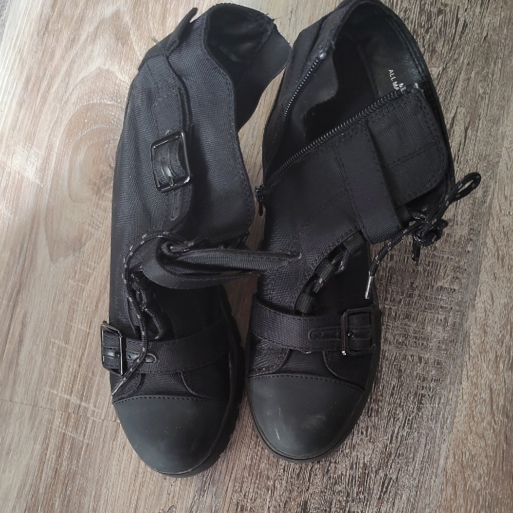 Black Combat & Moto Boots